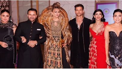 Kareena Kapoor-Saif Ali Khan, Hrithik Roshan-Saba Azad pose together; unseen pic from NMACC gala goes viral