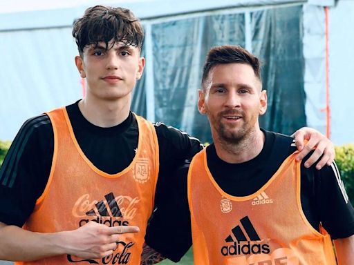 Alejandro Garnacho priorizó su relación con Lionel Messi por sobre CR7