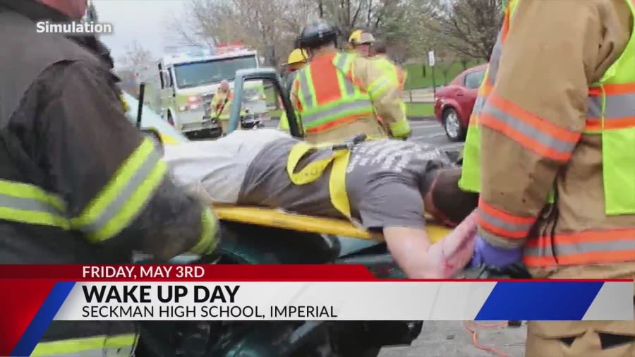 Crash simulation warns students about drunk driving dangers