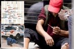 Midtown Manhattan’s ‘8th Ave. Corridor’ plagued by junkies lying at tourists’ feet, fighting in the streets