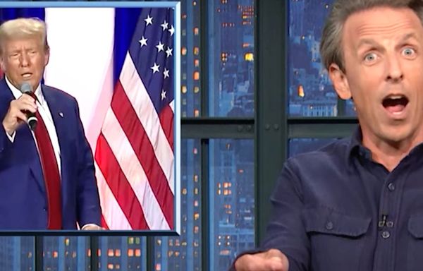 Seth Meyers Spots Donald Trump's New Claim That Proves He’s Just ‘Getting Weirder’