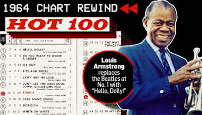 Louis Armstrong's "Hello Dolly" Dethrones The Beatles "Can't Buy Me Love" In 1964 | Chart Rewind | Billboard News
