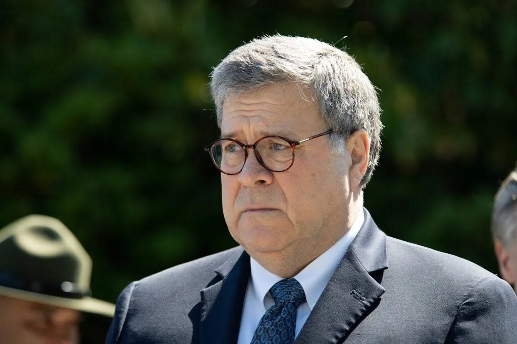 Trump's Former AG Bill Barr Backs Prohibitionist Group Urging DEA To Delay Marijuana Rescheduling