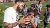 Mike Evans brings same joy, new faces to youth football camp