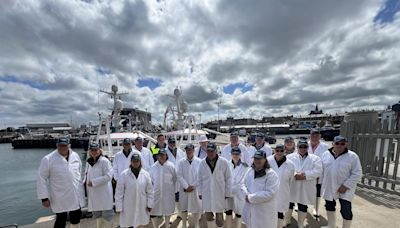 Suffolk farmers find they have much in common with Scottish fishermen on port tour