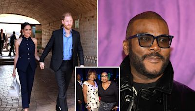 Meghan Markle and Prince Harry attend Tyler Perry’s star-studded 55th birthday bash — see the guest list