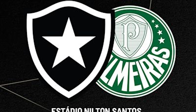 Botafogo x Palmeiras ao vivo: onde assistir, horário e escalações