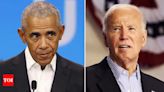 2024 US presidential race: Now, Barack Obama too appears to ditch Joe Biden - Times of India