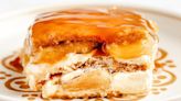 The Kitchn: No-bake caramel apple eclair cake