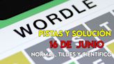 Wordle en español, científico y tildes para el reto de hoy 16 de julio: pistas y solución