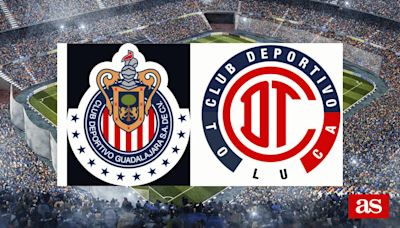 Chivas vs Toluca: estadísticas previas y datos en directo | Liga MX - Clausura 2024