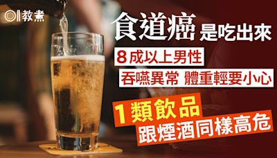 73歲藝人徐少強食道癌病逝｜吞嚥難要小心！1類飲品與煙酒同高危