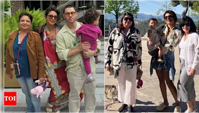 Priyanka Chopra celebrates Mother's Day with Nick Jonas, Malti Marie, Madhu Chopra, Denise Jonas, shares a heartfelt note - Times of India