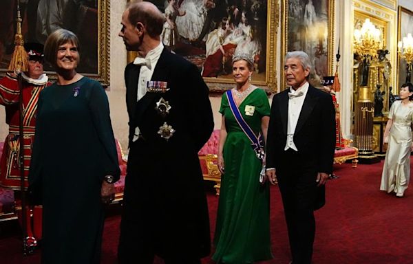 Queen Camilla Lends the Lotus Flower Tiara to Sophie, Duchess of Edinburgh, for Japanese State Banquet