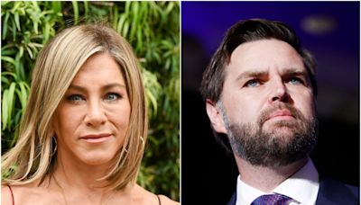 Jennifer Aniston Blasts JD Vance for the ‘Childless Cat Ladies’ Comment in Rare Political Statement