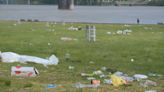 Crews tackle trash, litter left behind on Waterfront after Thunder Over Louisville