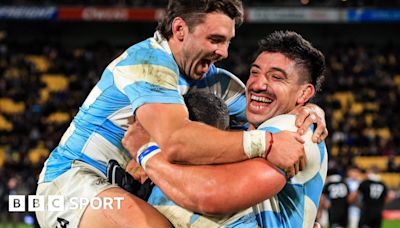 Rugby Championship: Argentina stun New Zealand in Wellington