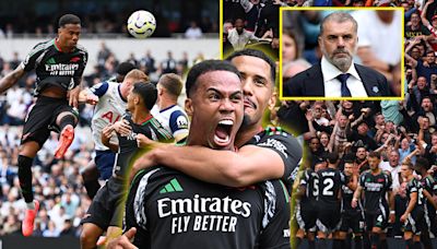 Arsenal create Premier League history with north London derby first