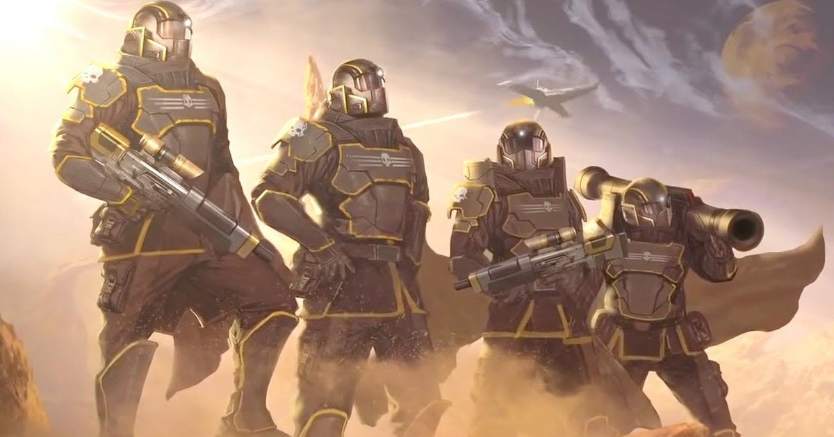 Helldivers 2 sees huge drop in player numbers since release