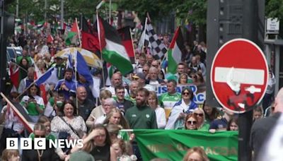 Gaza protest supported by GAA held in Belfast