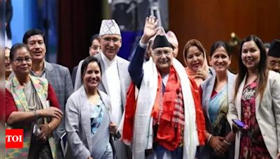 Nepal PM KP Sharma Oli secures two-third majority in parliament - Times of India