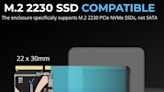 Sabrent intros USB-C Enclosure for M.2 2280 PCIe NVMe SSDs, offers up to 10Gbps speeds