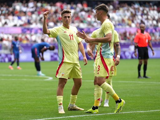 Watch: Barcelona star scores for Spain at Olympic games