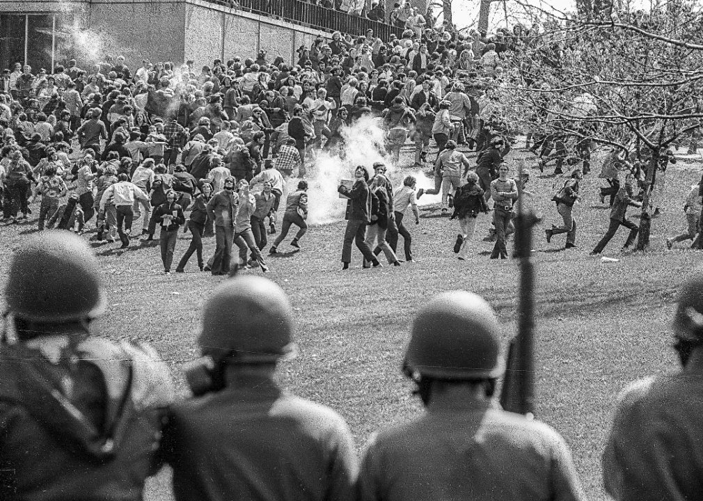 A visual history of campus protests in the US