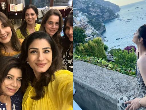 In pics: Raveena Tandon enjoys her vacation with ’Friends and Family’