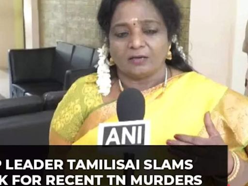 'Changing officials is not the solution': BJP's Tamilisai blames DMK for recent TN murders