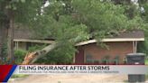 Storm damage tips, advice for filing insurance