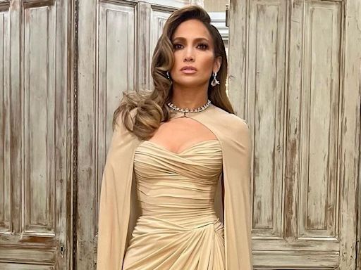 Jennifer Lopez's Draped Corset Gown Is a Callback to Her Dreamy “Maid in Manhattan” Dress