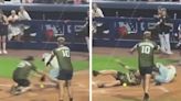 *NSYNC's Chris Kirkpatrick Breaks Hand In Celebrity Softball Game, Keeps Playing!