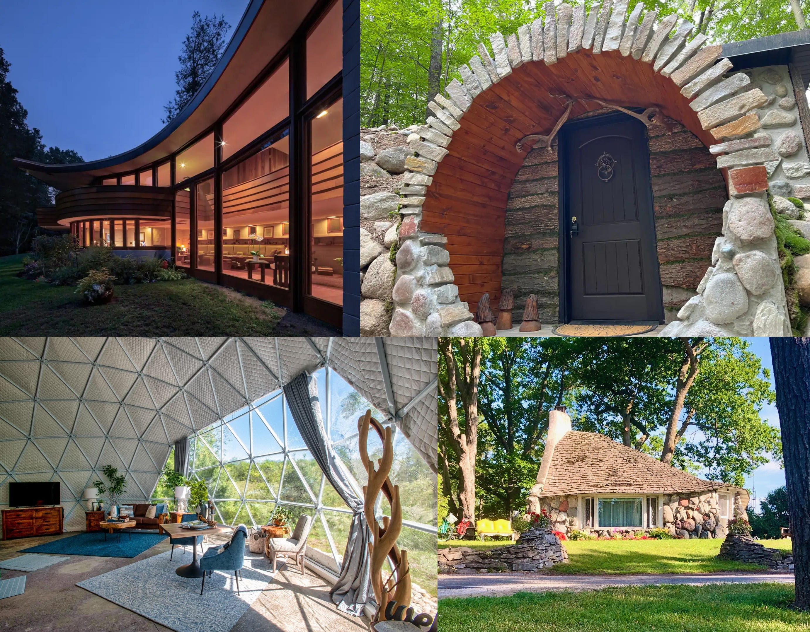 A yurt, hobbit hole and Frank Lloyd Wright home: A look at 6 unique Michigan vacation rentals