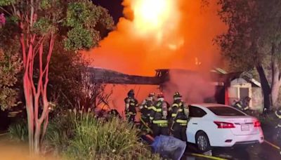 Fire burns garage, vehicle at South Natomas home