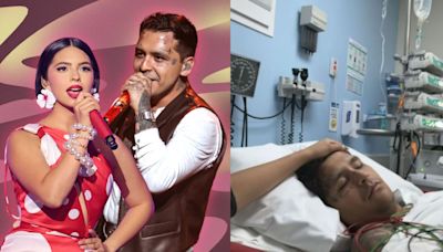 Christian Nodal y Ángela Aguilar habrían peleado previo a la hospitalización del cantante