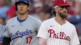 Phillies All-Star slugger Bryce Harper out against Dodgers with bruised left hand