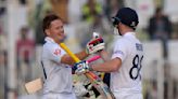 England blows away test traditions on 506-4 first day