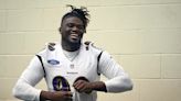 Ravens DC Mike Macdonald talks about the growth of OLB David Ojabo