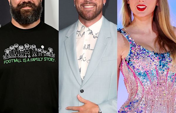 Jason Kelce Purrfectly Trolls Brother Travis Kelce With Taylor Swift Cat Joke - E! Online