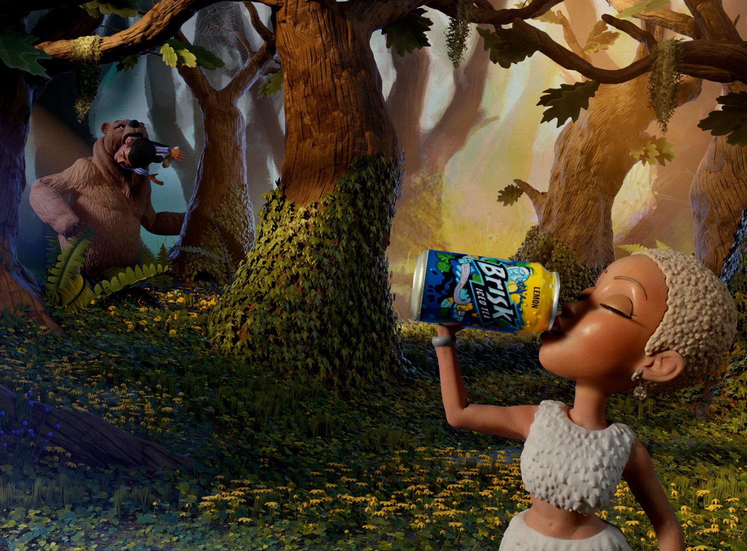 Brisk Iced Tea brings back nostalgic claymation ads with the help of Doja Cat