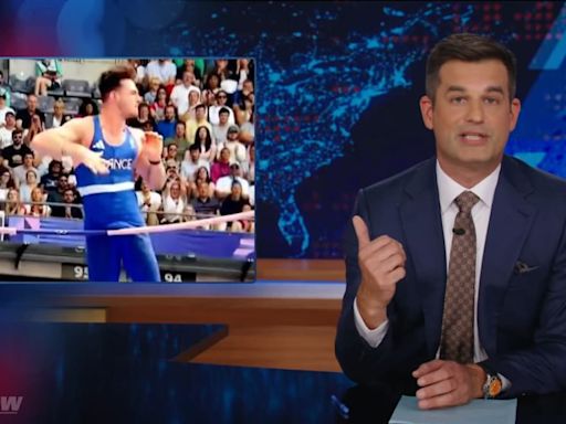 ‘Daily Show’ Pitches Well-Endowed Pole Vaulter as Kamala’s VP