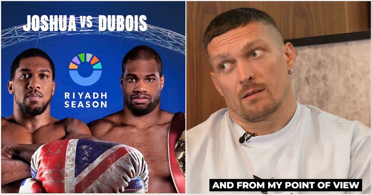 Oleksandr Usyk makes his prediction for Anthony Joshua vs Daniel Dubois - he's faced both men