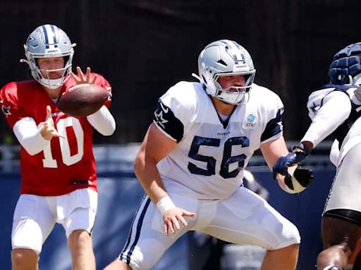 Where Cowboys’ starting center battle between Brock Hoffman, Cooper Beebe currently stands