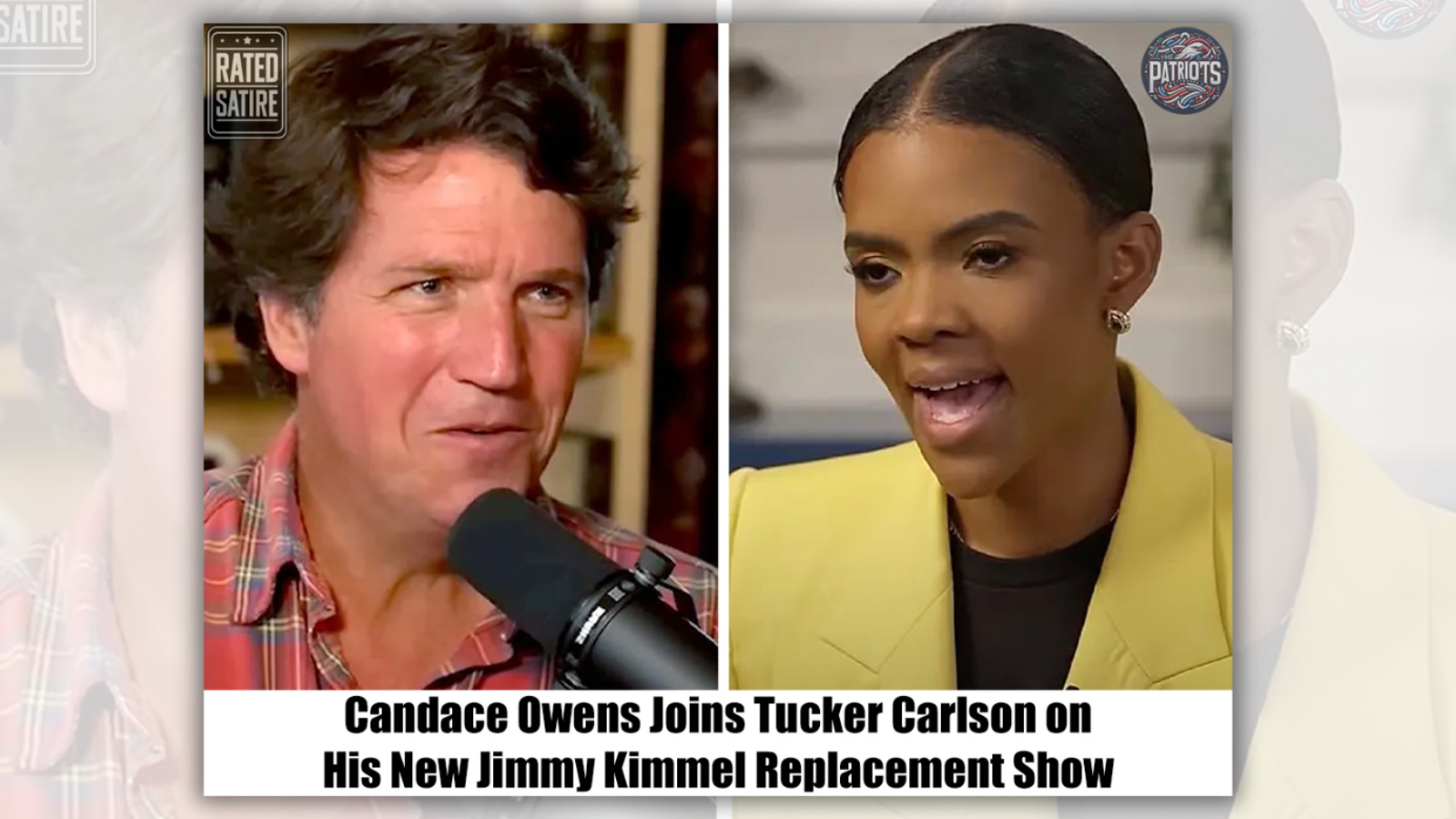 Candace Owens To Join Tucker Carlson on New Show Replacing 'Jimmy Kimmel Live!'?