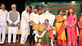 Telangana CM Revanth presents ‘Vishwambhara’ award to Tamil writer Sivashankari