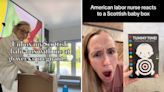 A Scottish mom showed what's in the $200 'Baby Box' of essentials that's gifted to all newborns nationally, as American viewers looked on with envy and awe