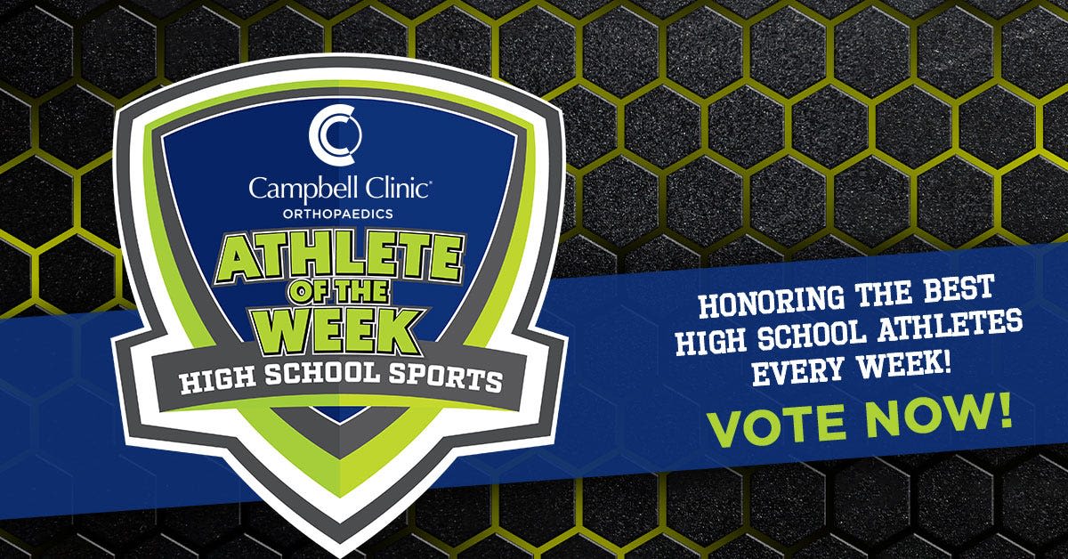 Vote for the Campbell Clinic girls high school athlete of the week, May 20-25