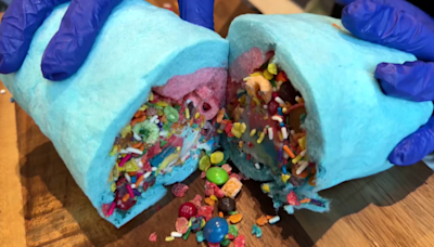 Calling All Sweet Tooths! Arizona Cardinals unveil new cotton candy burrito