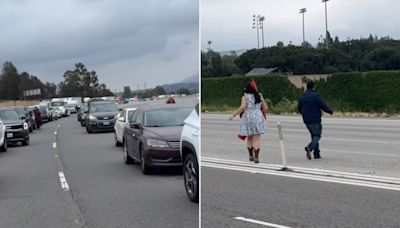 Teen Almost Misses Graduation Due to Traffic, Then Walks Across Highway to Make It on Time